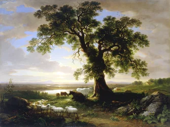 Osamělý dub (Starý dub), 1844
